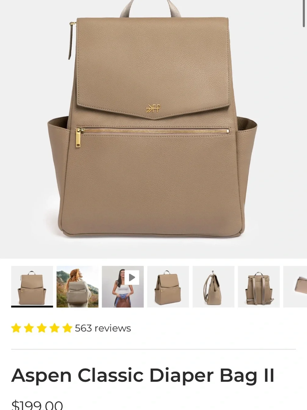 Aspen Classic Diaper Bag-Freshly Picked
